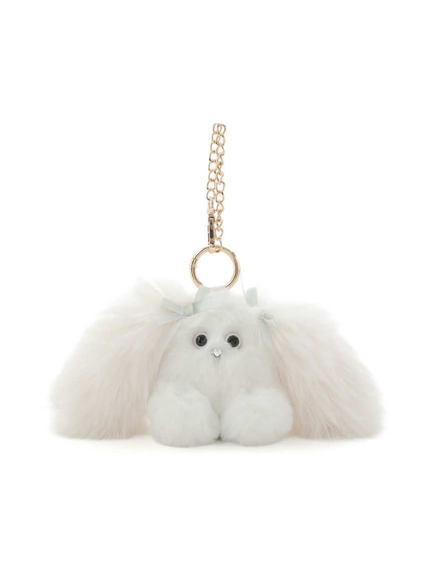 FURFUR「FURAPIマスコットチャーム」|キーケース|WHT