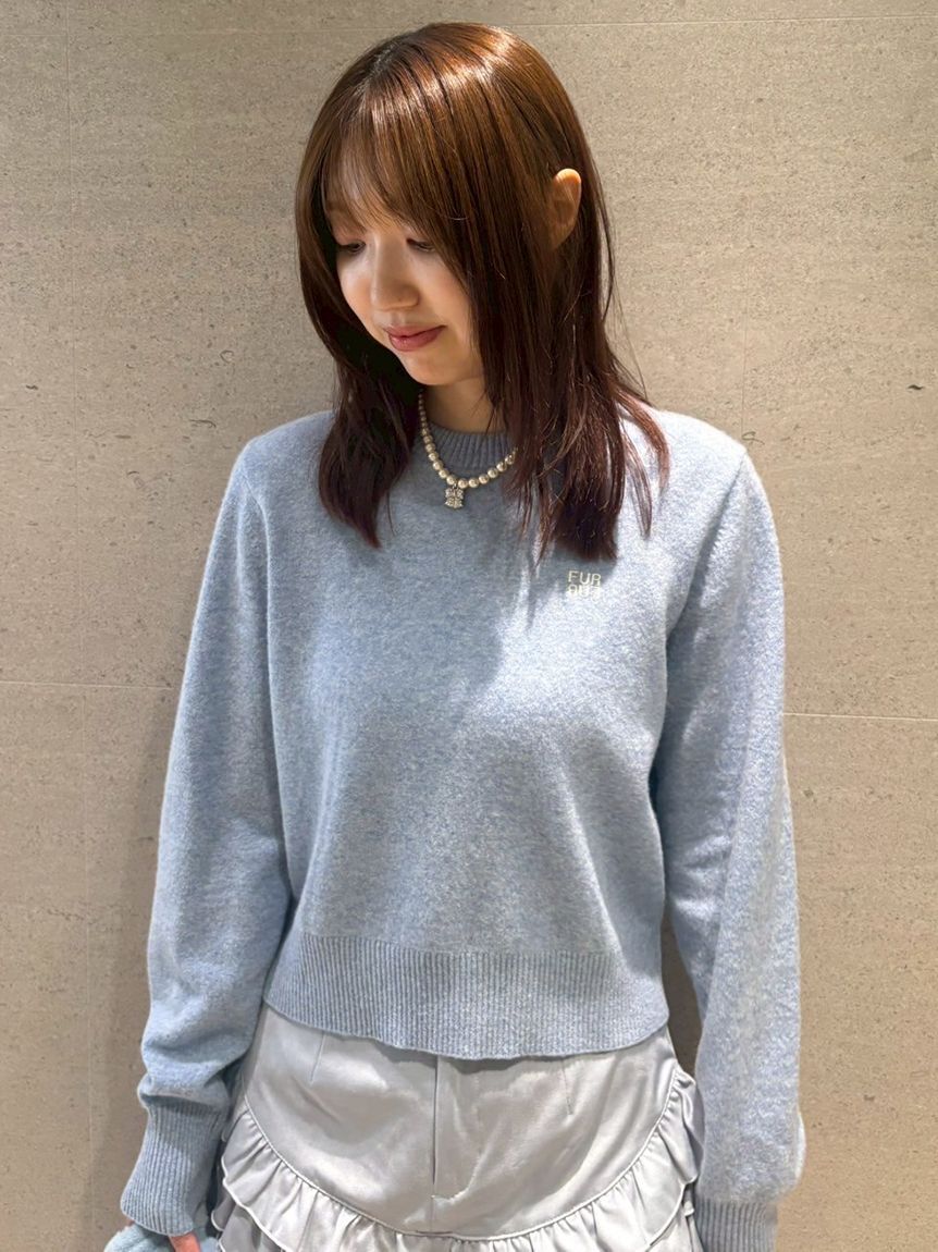 FURFUR「リボンモチーフパールネックレス」|ネックレス|