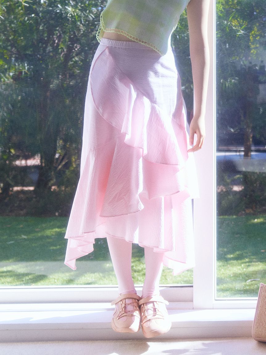 FURFUR「アシンメトリーヘムスカート」|スカート|