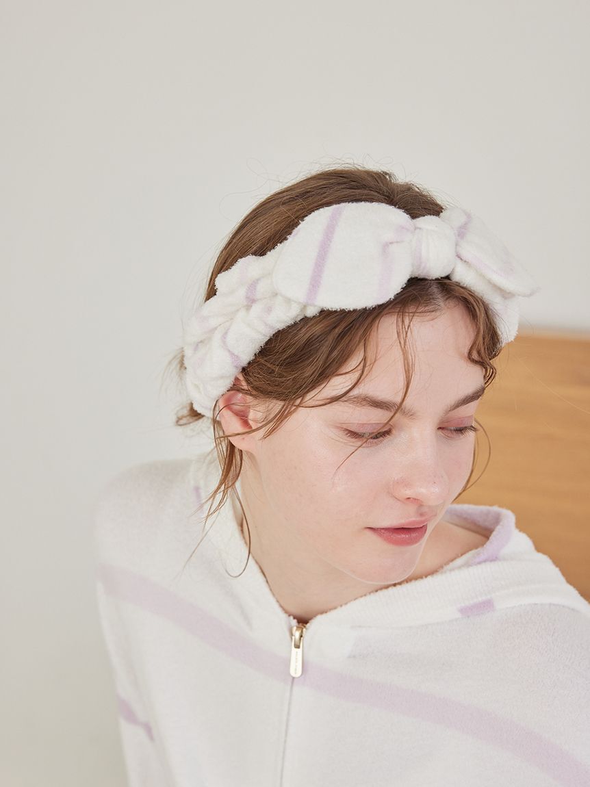 gelato pique「ウォッシャブルスムーズィーボーダーヘアバンド」|その他|