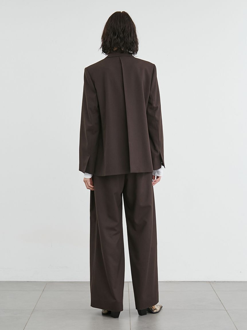 styling/「【セットアップ対応】ダブルベルトスーツパンツ」|チノ|