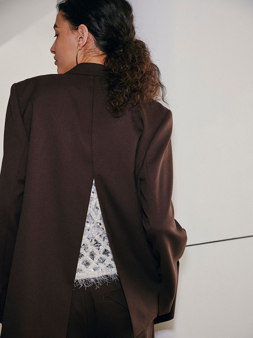 styling/「【セットアップ対応】ダブルベルトスーツパンツ」|チノ|