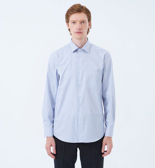 MACKINTOSH PHILOSOPHY「トロッター セミワイドシャツ 無地/ブルーバリエーション」|シャツ・ブラウス|