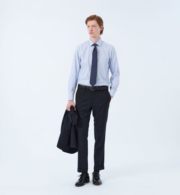 MACKINTOSH PHILOSOPHY「トロッター セミワイドシャツ 無地/ブルーバリエーション」|シャツ・ブラウス|