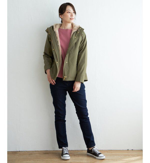 ikka「撥水ライナー付き3WAYマウンテンパーカー」|ブルゾン・スタジャン|