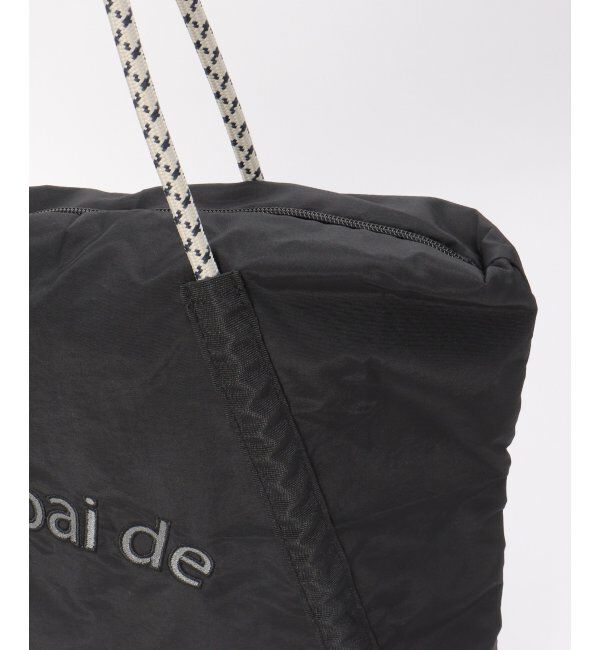 ikka「撥水ロゴ刺繍ロープトートバッグ」|その他|