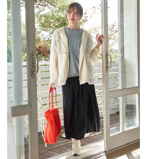 ikka「撥水ロゴ刺繍ロープトートバッグ」|その他|