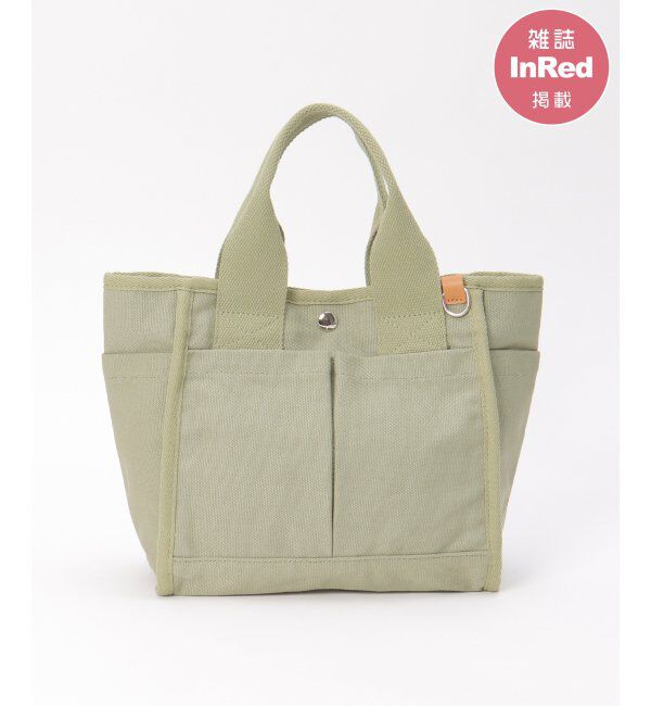 ikka「【雑誌InRed4月号掲載】キャンバスパイピングミニトートバッグ」|トートバッグ|ピスタチオグリーン