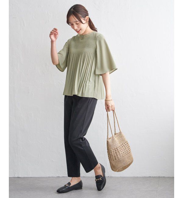 ikka「雑材ラメメッシュトートバッグ」|その他|