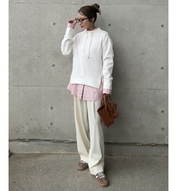 ikka「【雑誌InRed4月号掲載】GOKU楽カノコダンボールプルオーバー【親子コーデ】」|パーカー|