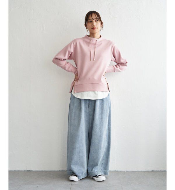 ikka「【雑誌InRed4月号掲載】GOKU楽カノコダンボールプルオーバー【親子コーデ】」|パーカー|