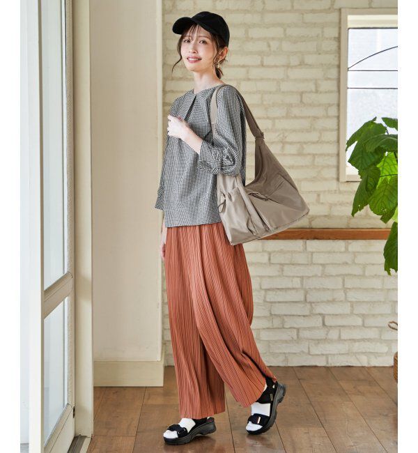 ikka「撥水10ポケットビッグショルダーバッグ」|その他|