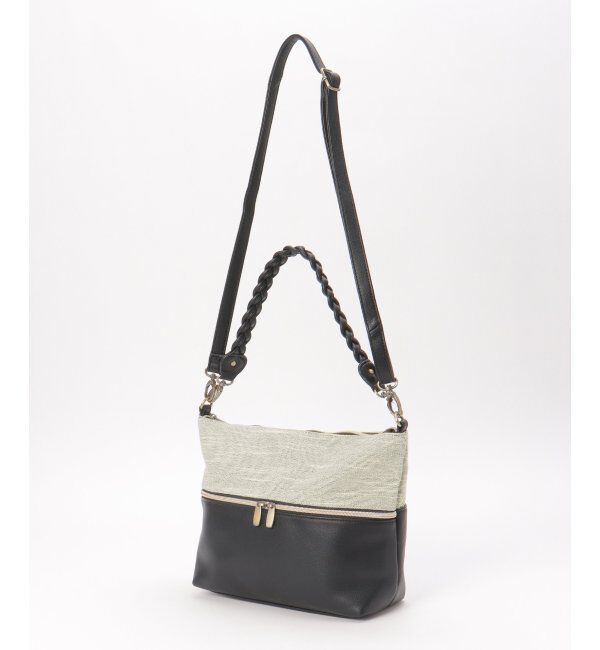 ikka「雑材シート2WAYジップショルダーバッグ」|その他|