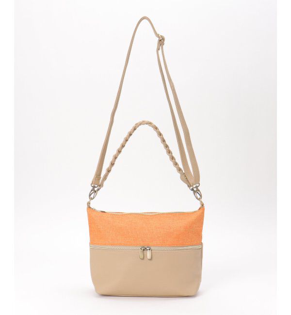 ikka「雑材シート2WAYジップショルダーバッグ」|その他|