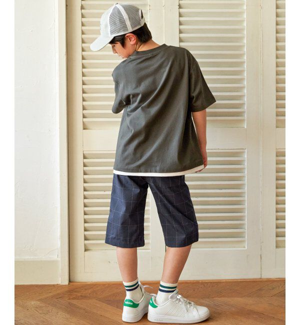 ikka kids「軽量リップ6.5分丈パンツ（120~160cm）」|その他|