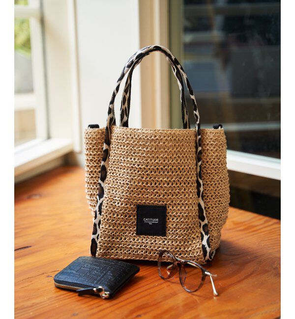 ikka「雑材パイピングトートバッグ」|その他|