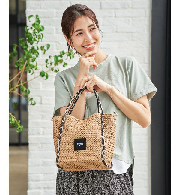 ikka「雑材パイピングトートバッグ」|その他|