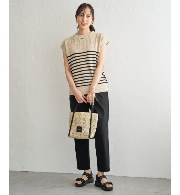 ikka「雑材パイピングトートバッグ」|その他|