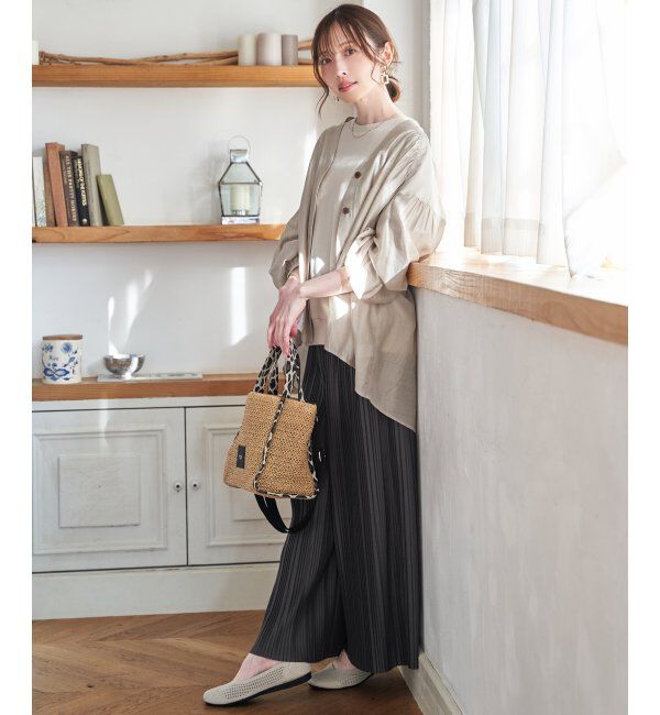 ikka「雑材パイピングトートバッグ」|その他|