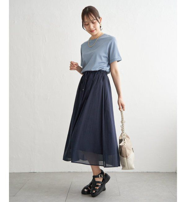 ikka「【接触冷感】鹿の子裾レイヤードプルオーバー」|その他|