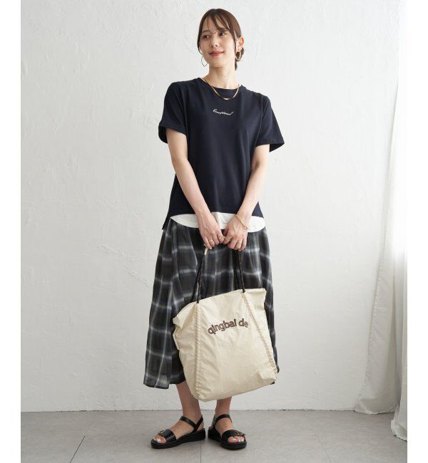 ikka「【接触冷感】鹿の子裾レイヤードプルオーバー」|その他|