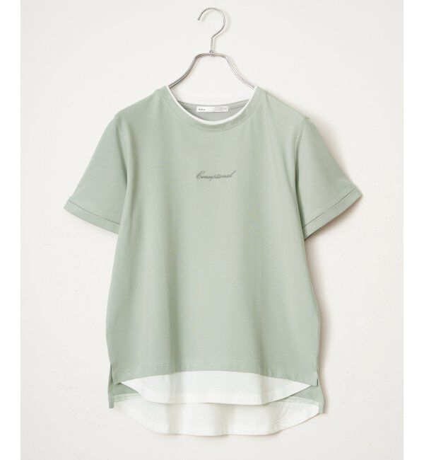 ikka「【接触冷感】鹿の子裾レイヤードプルオーバー」|その他|