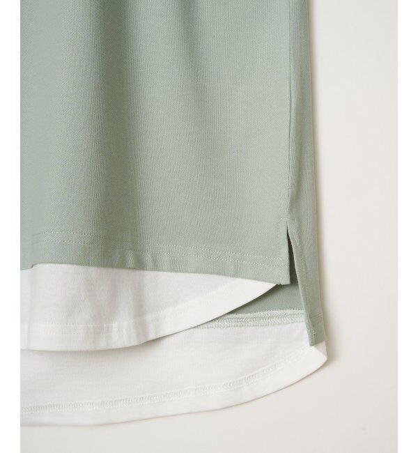 ikka「【接触冷感】鹿の子裾レイヤードプルオーバー」|その他|