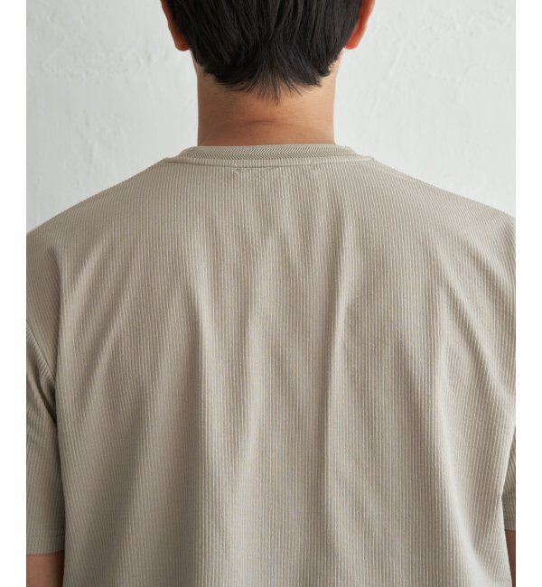 ikka「冷感DRYサッカーポケットTシャツ」|Tシャツ・カットソー|