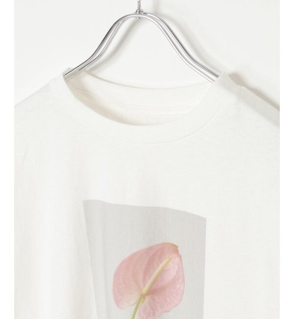 VENCE share style「綿天竺フラワープリントTシャツ」|Tシャツ・カットソー|