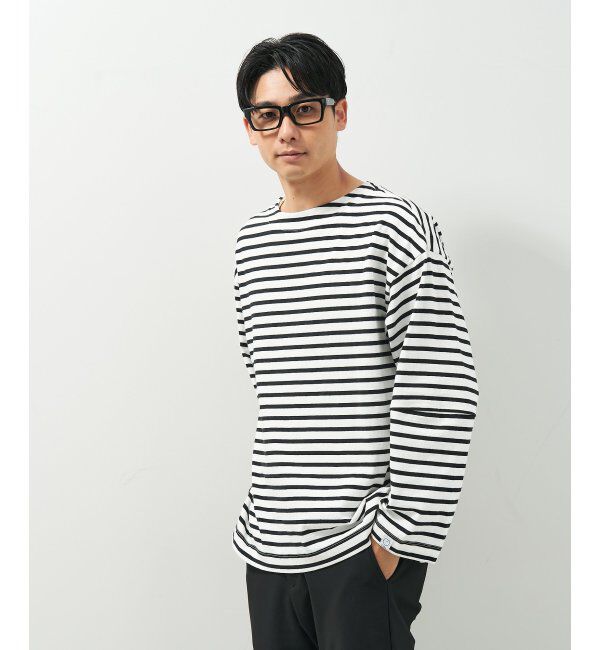  「ウェリントン型メガネ｜黒縁フレーム｜太縁フレーム｜Zoff｜BRIGADE レンズ交換券付」|メガネ|ブラック