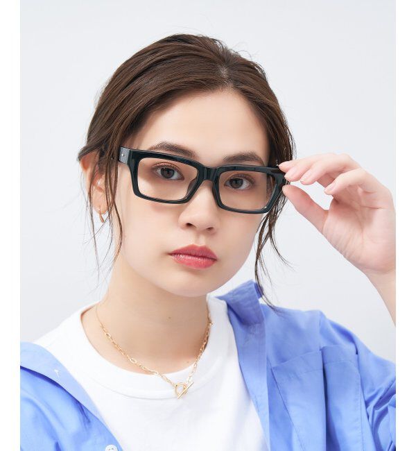  「ウェリントン型メガネ｜黒縁フレーム｜太縁フレーム｜Zoff｜BRIGADE レンズ交換券付」|メガネ|