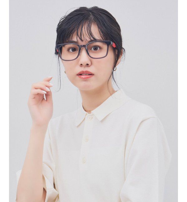  「ウェリントン型 メガネ【SNAP GRIP搭載】 スポーツ 運動用｜ズレ落ち防止｜伊達メガネ  レンズ交換券付」|メガネ|