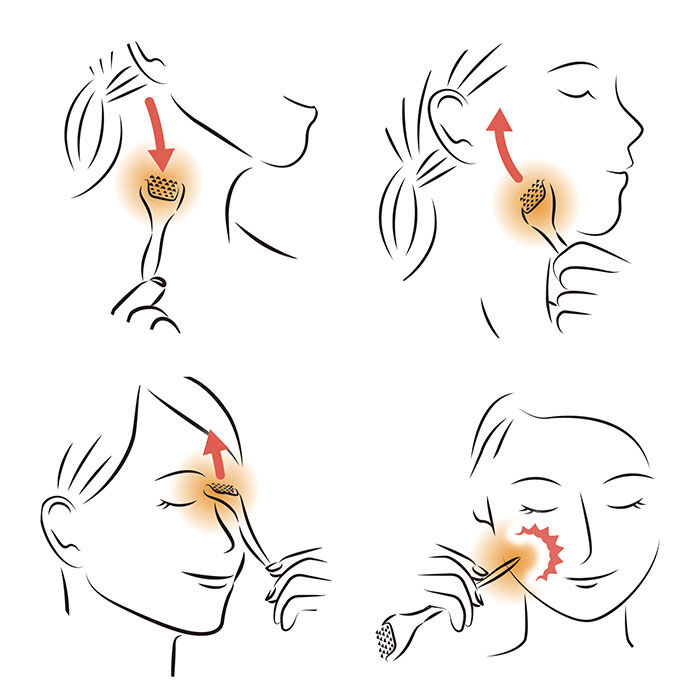BACKYARD FAMILY「熱伝導トリートメントローラー 美容 鍼 ローラー 通販 アイケア フェイスケア 熱伝導」|マッサージ・ボディスクラブ|