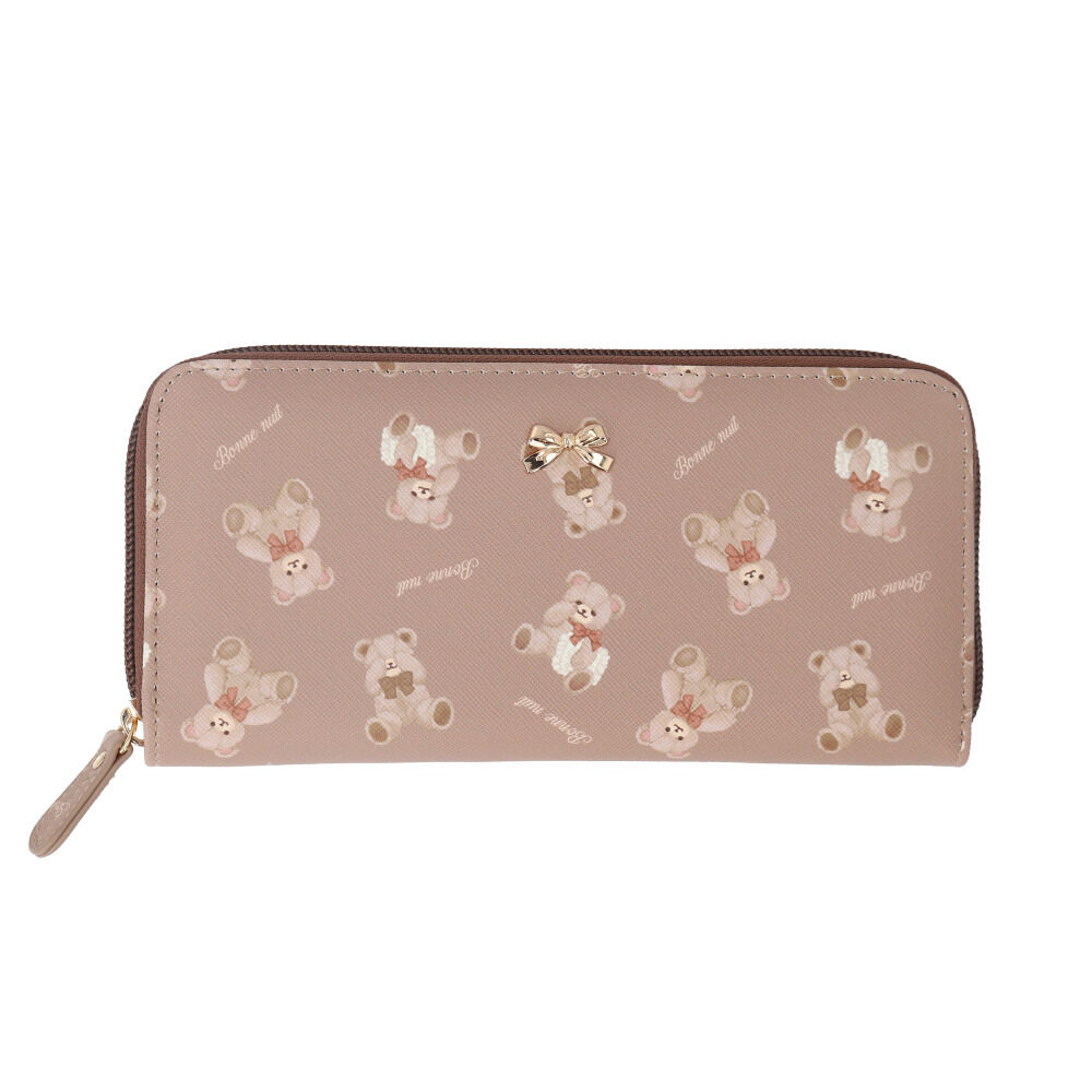 BACKYARD FAMILY「長財布 レディース ラウンドファスナー 通販 財布 長サイフ なが財布 ながさいふ」|財布|ブラウン1