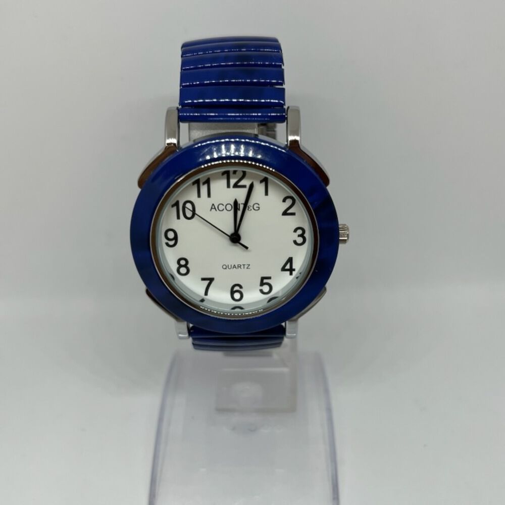 BACKYARD FAMILY「じゃばら 腕時計 レディース 通販 ジャバラウオッチ リストウォッチ レディースウォッチ」|腕時計|ブルー1