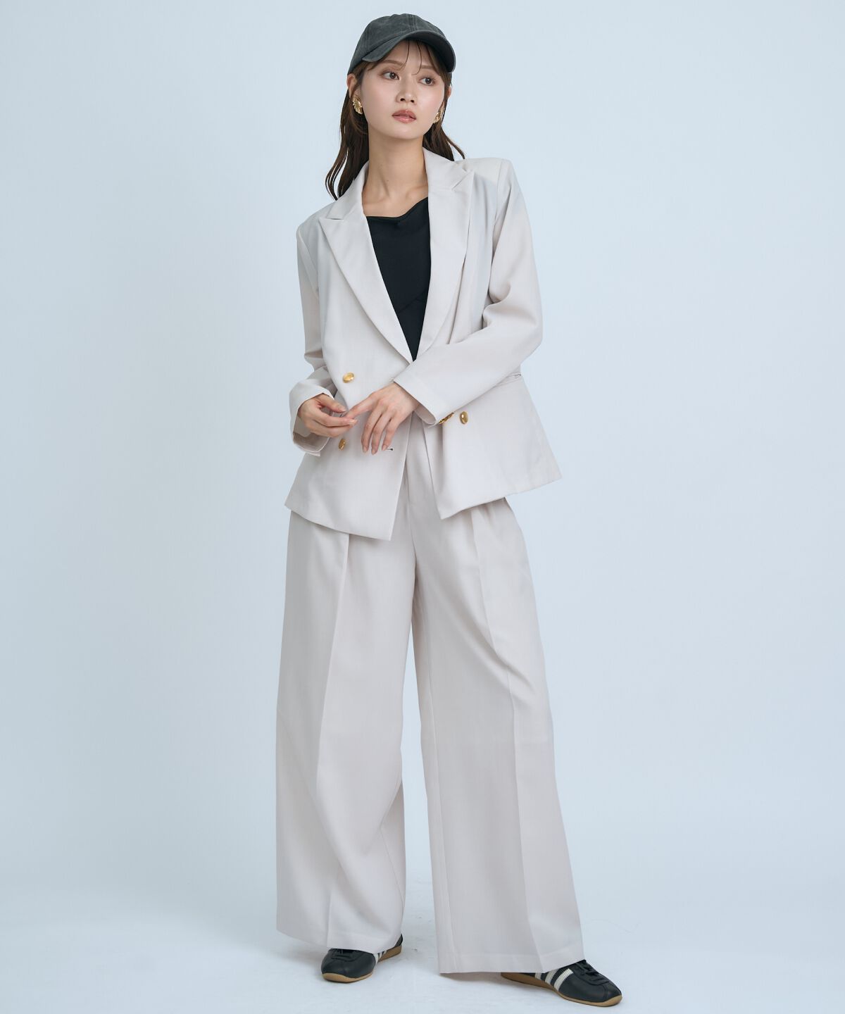 アンドクチュール「シアーワイドパンツ」|その他|