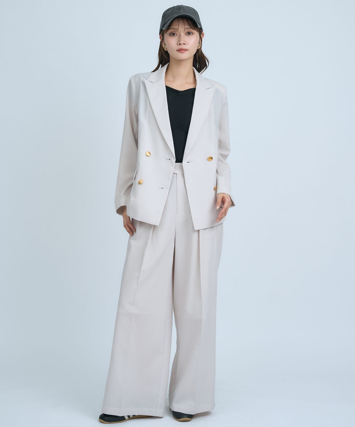 アンドクチュール「シアーワイドパンツ」|その他|