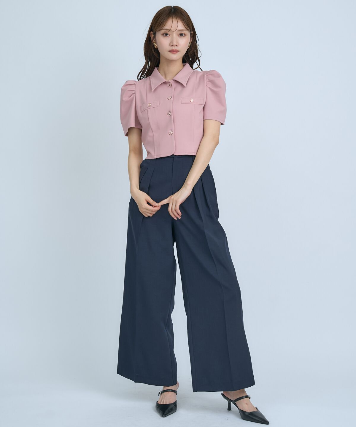 アンドクチュール「シアーワイドパンツ」|その他|