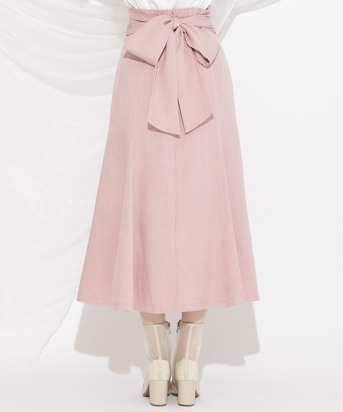WILLSELECTION「バックリボンハイウエストフレアスカート」|フレア|