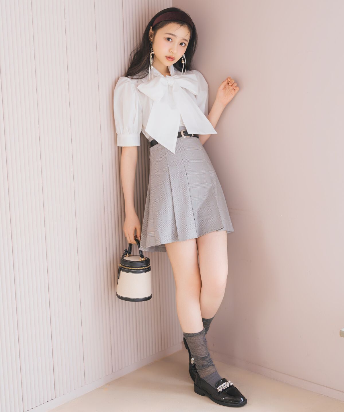 WILLSELECTION「ベルト付きプリーツミニスカート」|スカート|