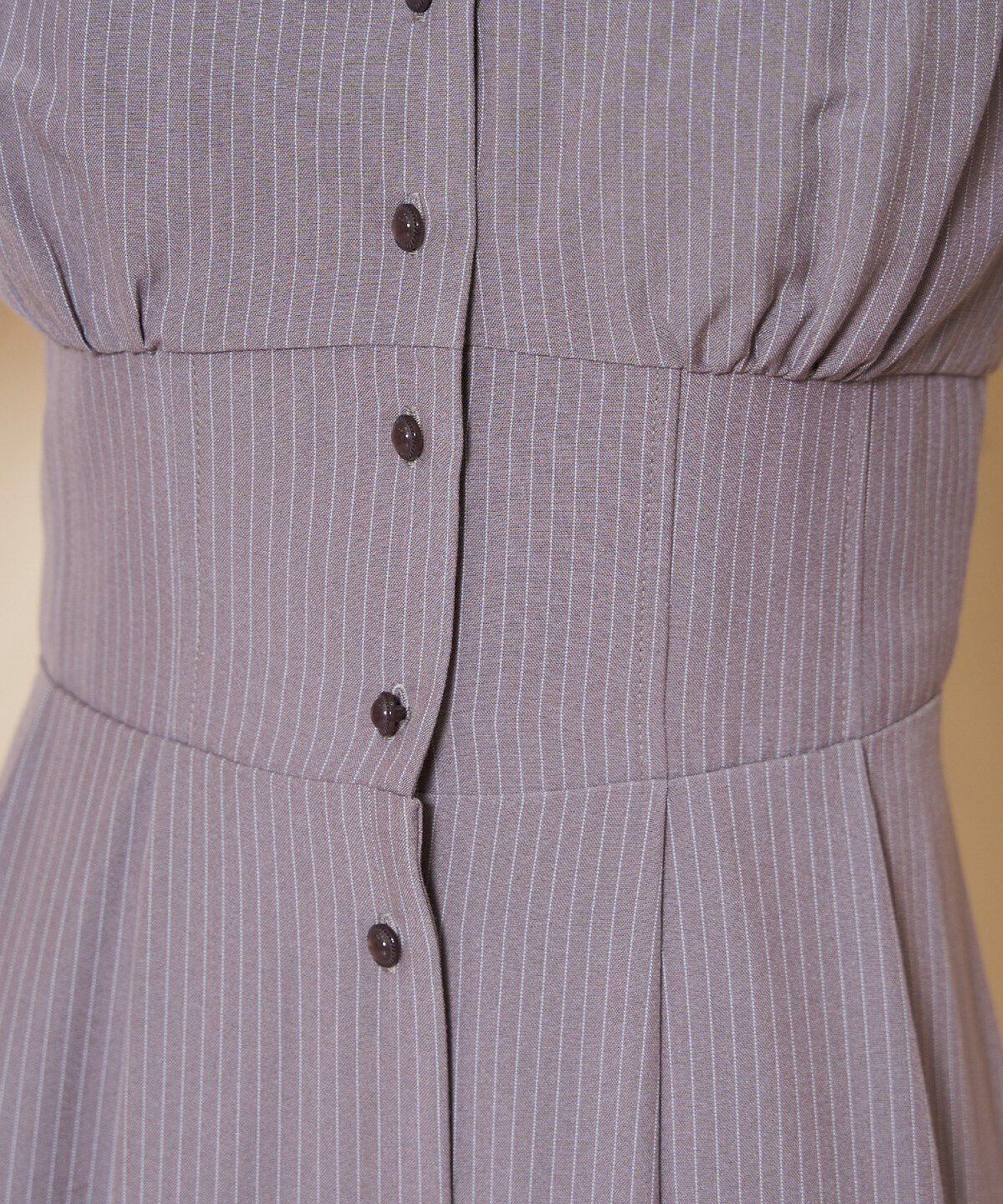 WILLSELECTION「リボンタイコルセットシャツワンピース」|ワンピース|