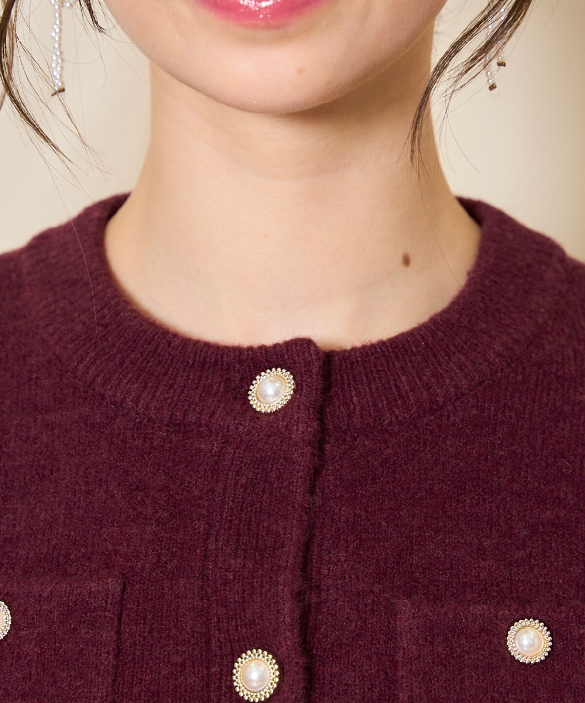 WILLSELECTION「モヘアライクニットジャケット」|カーディガン|