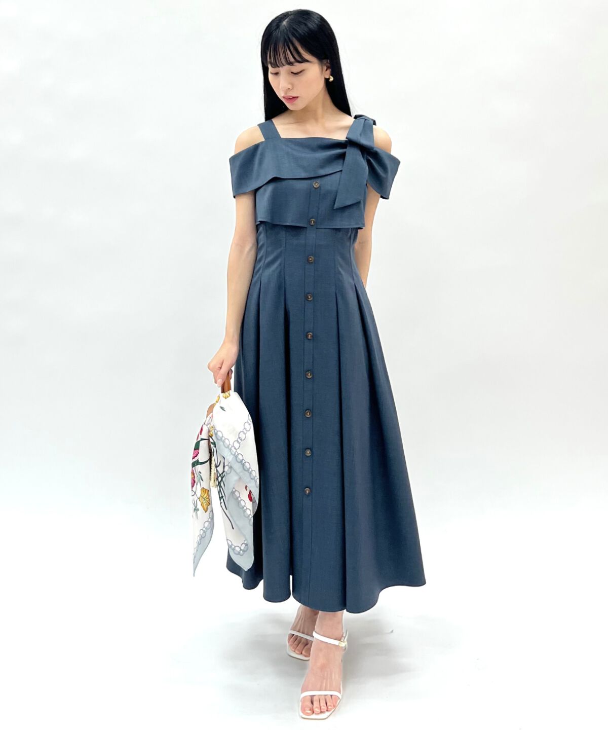 WILLSELECTION「アシメリボンレイヤードワンピース」|ワンピース|