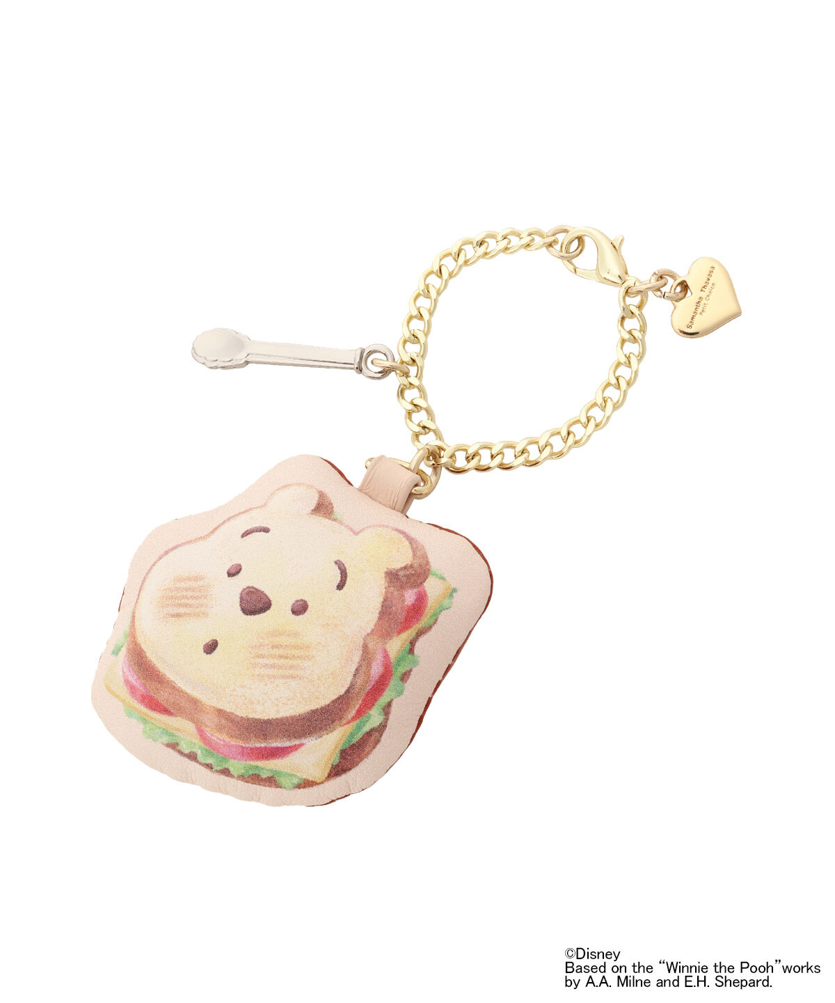 Samantha Thavasa Petit Choice「ディズニー『Nuiパン』コレクション「プー」バックチャーム」|チャーム・キーホルダー|ゴールド