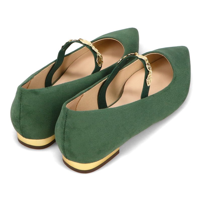 ORiental TRaffic「コインモチーフ ストラップパンプス /51308 ヒール1.8ｃｍ フラット」|パンプス|