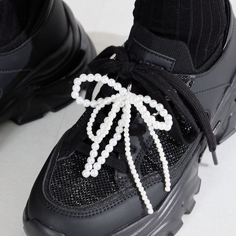 ORiental TRaffic「●2026春夏新作●2wayリボンモチーフニットスニーカー/OT3797」|スニーカー|