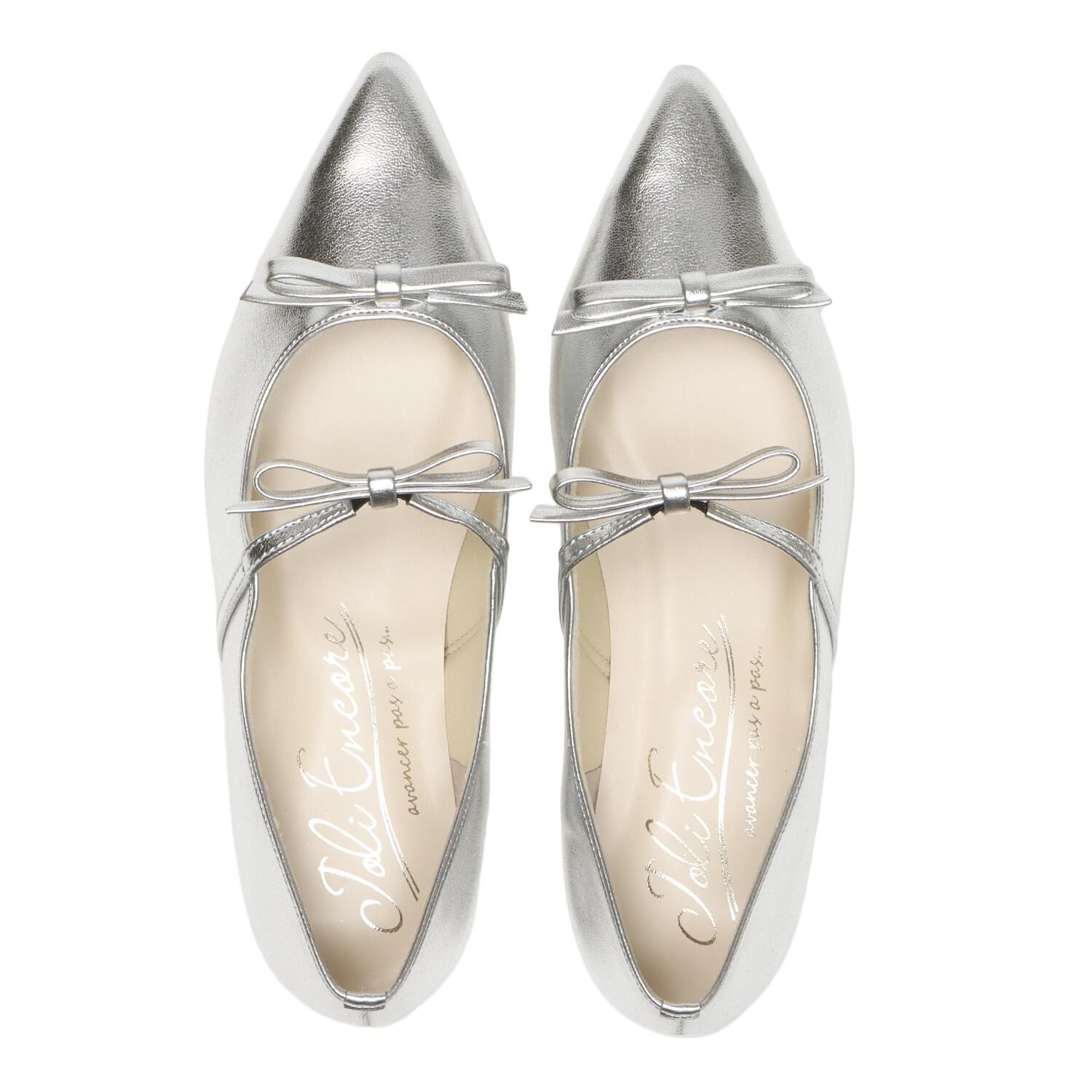 JOLI ENCORE「【JOLI ENCORE(TH)】W-RIBBON FLAT 1」|パンプス|