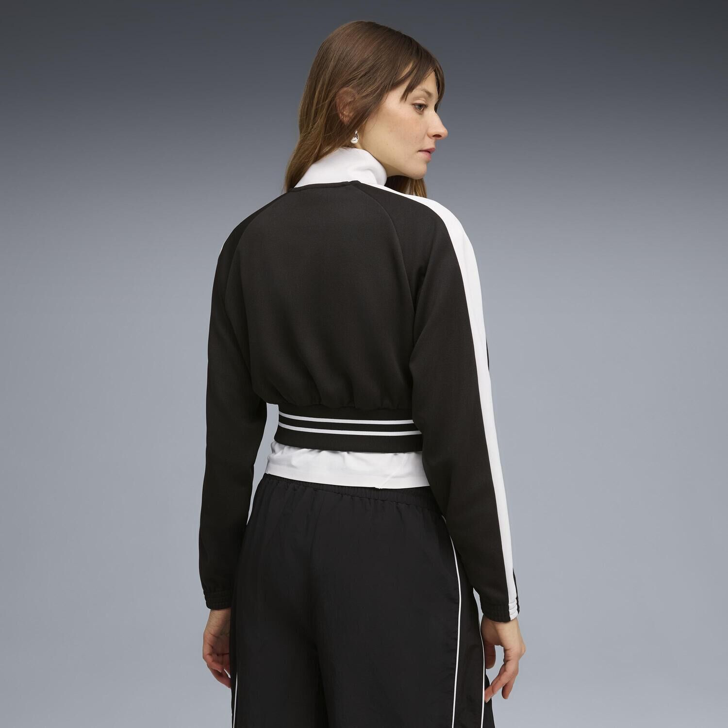 PUMA「【PUMA ｳｪｱ】W T7 PIQUE CROPPED TRACK JKT」|ポロシャツ|