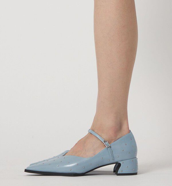 SY UNITED ARROWS「＜SY＞ ストラップドット パンプス40&uarr;」|パンプス|