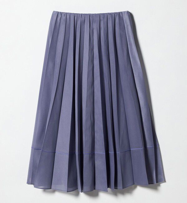 UNITED ARROWS「オーガンジー プリーツスカート」|スカート|
